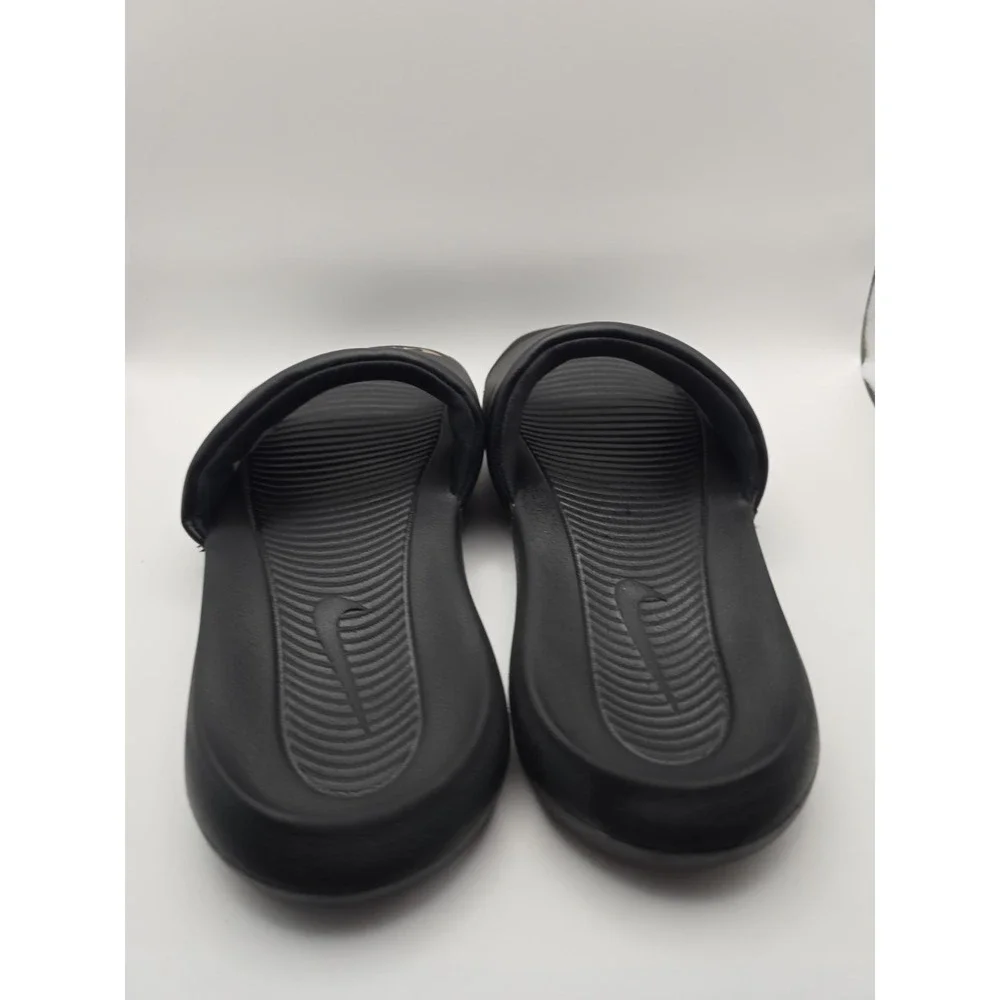 Nike Benassi Just Do It Women's Sandal - Black/Rose Gold, US 8